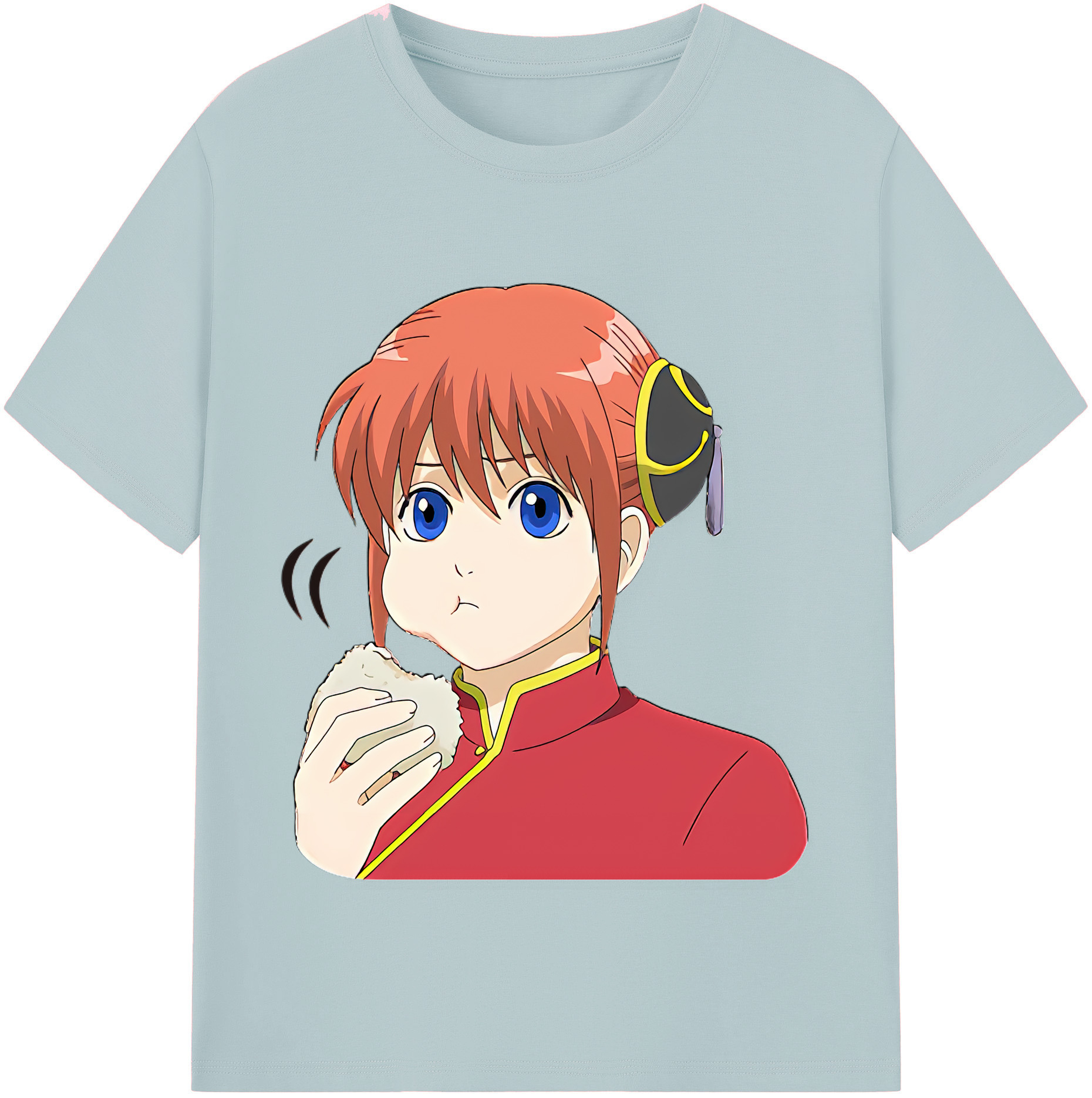 （画像用） ぎんたま 坂田銀時（さかたぎんとき） 神楽 志村新八（しむら しんぱち） GINTAMA Sakata Gintoki Kagura Shimura Shinpachi 綿100％半袖Tシャツ（フロントプリント）